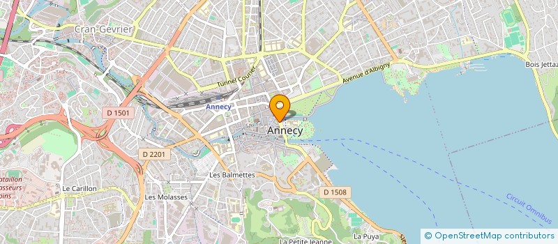 localisation de l'entreprise MONSIEUR LOUIS PERRET à ANNECY