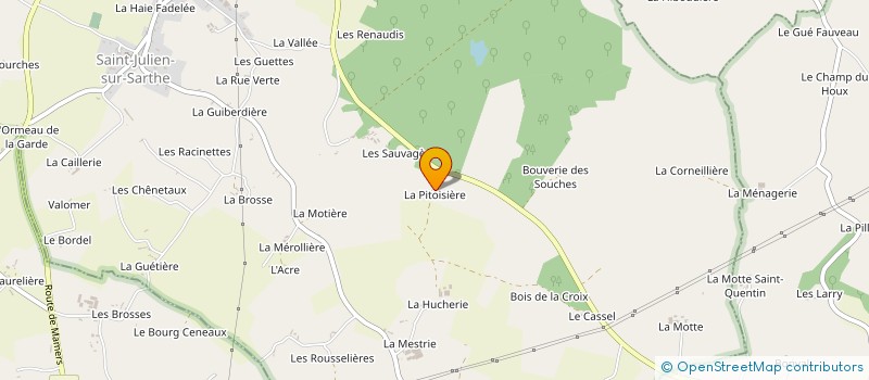 localisation de l'entreprise MONSIEUR LOUIS PERRET à SAINT-AGNAN-SUR-SARTHE