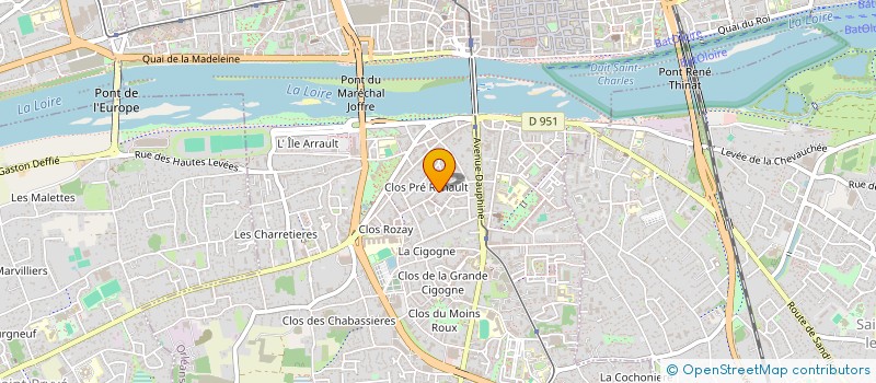 localisation de l'entreprise MONSIEUR LOUIS PERRET LOUIS  ORLEANS