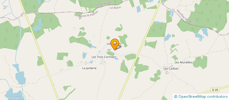 localisation de l'entreprise MONSIEUR LOUIS PERRIN à NURET-LE-FERRON