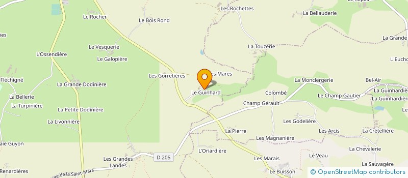 localisation de l'entreprise MONSIEUR LOUIS PERRIN  COURCITE