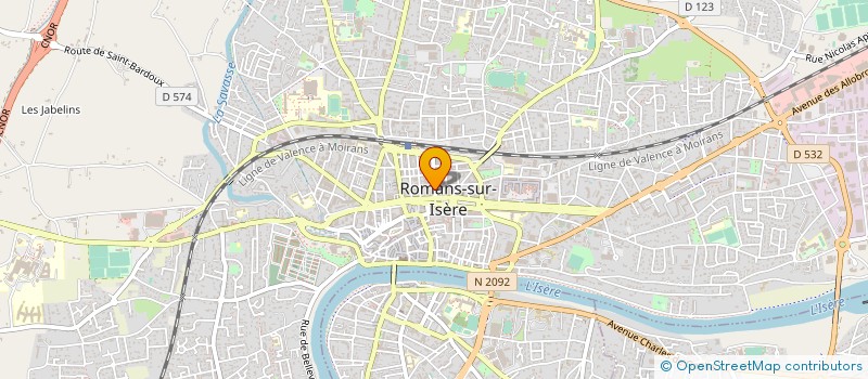 localisation de l'entreprise MONSIEUR LOUIS PERRIN à ROMANS-SUR-ISERE