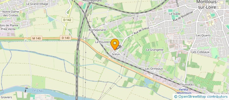 localisation de l'entreprise MONSIEUR LOUIS PETER  MONTLOUIS-SUR-LOIRE