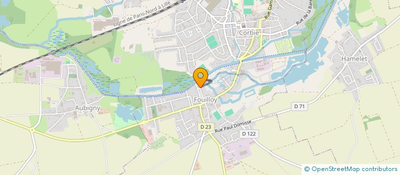 localisation de l'entreprise MONSIEUR LOUIS PETIT  FOUILLOY