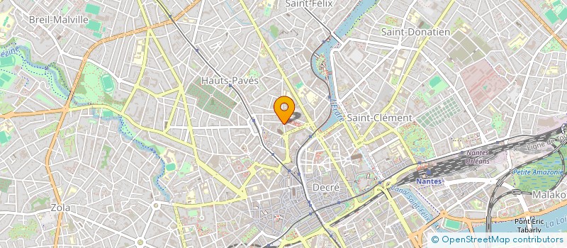 localisation de l'entreprise MONSIEUR LOUIS PETITE à NANTES