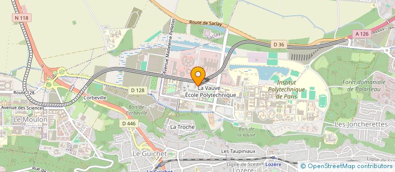 localisation de l'entreprise MONSIEUR LOUIS PETITJEAN à PALAISEAU