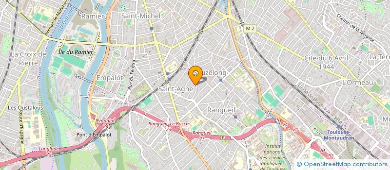 localisation de l'entreprise MONSIEUR LOUIS PEYRE à TOULOUSE