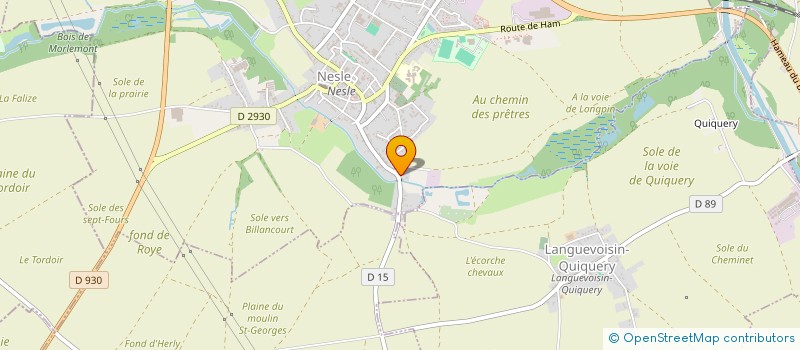 localisation de l'entreprise MONSIEUR LOUIS PEYRE  NESLE