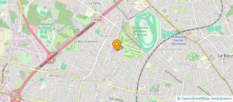 localisation de l'entreprise MONSIEUR LOUIS PEZAT  BORDEAUX