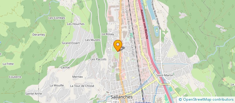 localisation de l'entreprise MONSIEUR LOUIS PHILIPPE à SALLANCHES