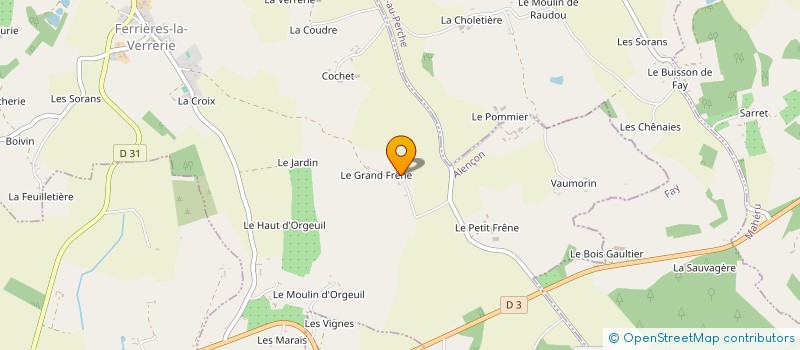 localisation de l'entreprise MONSIEUR LOUIS-PHILIPPE FROMONT à FERRIERES-LA-VERRERIE