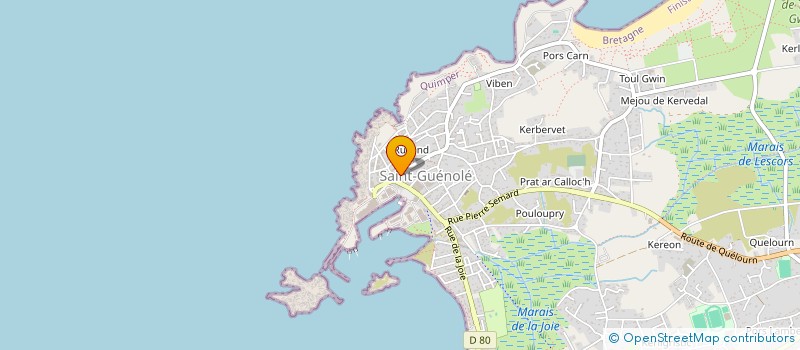 localisation de l'entreprise MONSIEUR LOUIS-PHILIPPE GAUTRET  PENMARCH