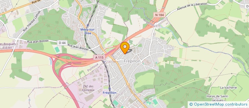 localisation de l'entreprise MONSIEUR LOUIS PHILIPPE MATEUS  FREPILLON