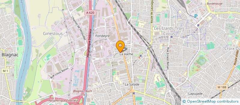 localisation de l'entreprise MONSIEUR LOUIS PHILIPPE MIEVILLY à TOULOUSE