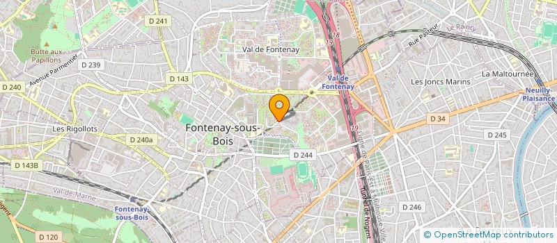 localisation de l'entreprise MONSIEUR LOUIS-PHILIPPE NIVAIN à FONTENAY-SOUS-BOIS