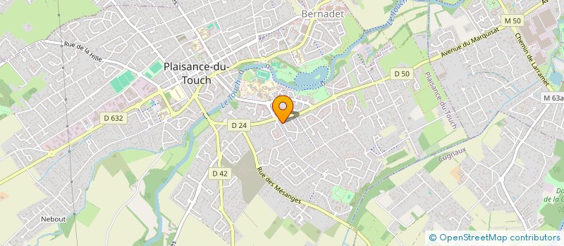 localisation de l'entreprise MONSIEUR LOUIS-PHILIPPE RIBEIRO DE SOUSA  PLAISANCE-DU-TOUCH