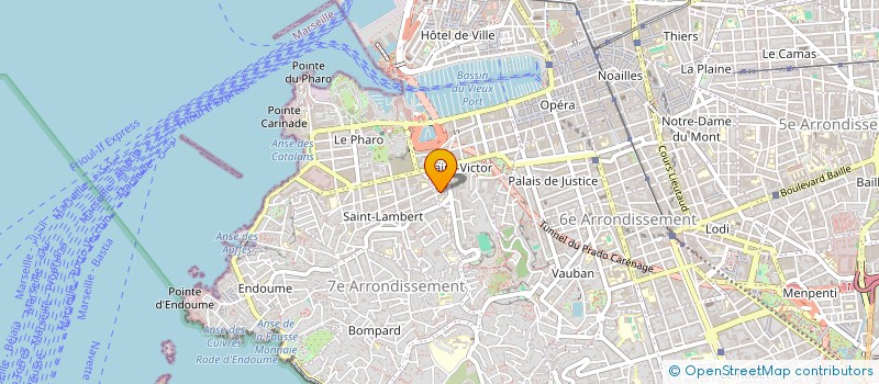 localisation de l'entreprise MONSIEUR LOUIS PICARD  MARSEILLE