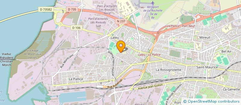 localisation de l'entreprise MONSIEUR LOUIS PICARD  LA ROCHELLE