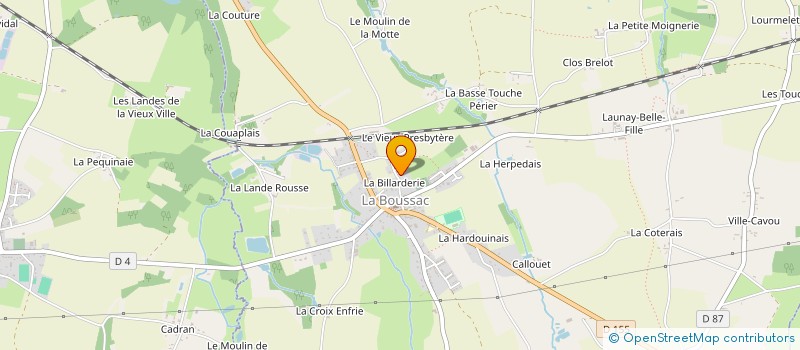 localisation de l'entreprise MONSIEUR LOUIS PICAULT  LA BOUSSAC