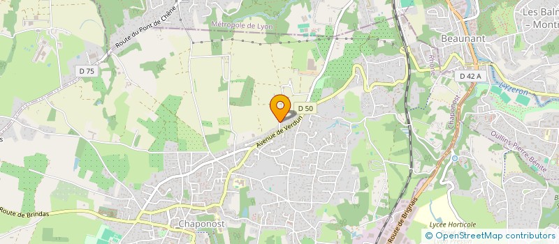 localisation de l'entreprise MONSIEUR LOUIS PICAVET  CHAPONOST