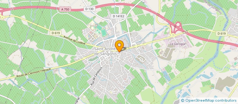 localisation de l'entreprise MONSIEUR LOUIS PICCIRILLO  SAINT-ANDRE-DE-SANGONIS