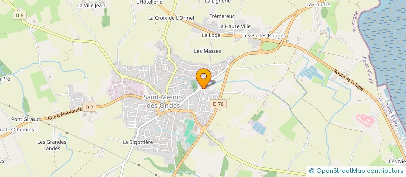 localisation de l'entreprise MONSIEUR LOUIS PICHOT  SAINT-MELOIR-DES-ONDES