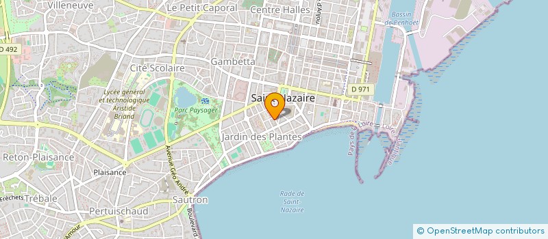 localisation de l'entreprise MONSIEUR LOUIS PIDOU  SAINT-NAZAIRE