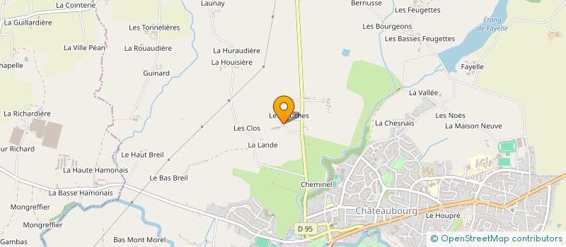 localisation de l'entreprise MONSIEUR LOUIS PIERRE à CHATEAUBOURG