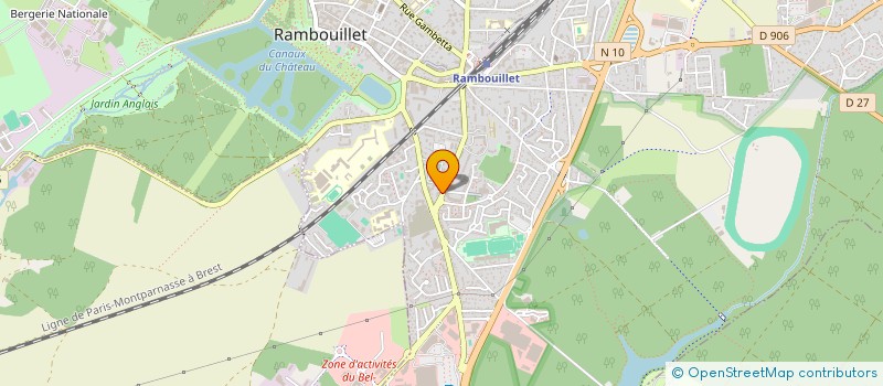 localisation de l'entreprise MONSIEUR LOUIS-PIERRE BERNARD  RAMBOUILLET