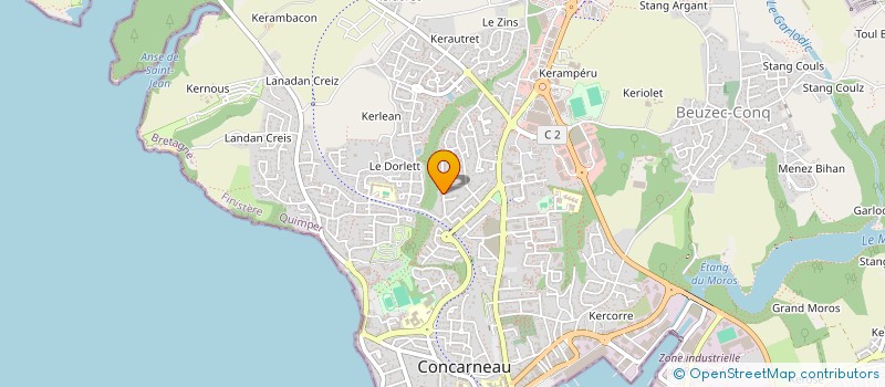 localisation de l'entreprise MONSIEUR LOUIS-PIERRE LE MAITRE à CONCARNEAU