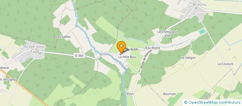 localisation de l'entreprise MONSIEUR LOUIS PIMBERT à BRAYE-SOUS-FAYE