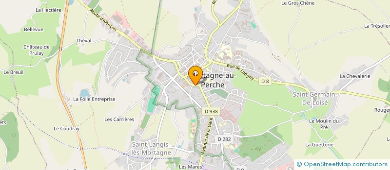 localisation de l'entreprise MONSIEUR LOUIS PINET à MORTAGNE-AU-PERCHE