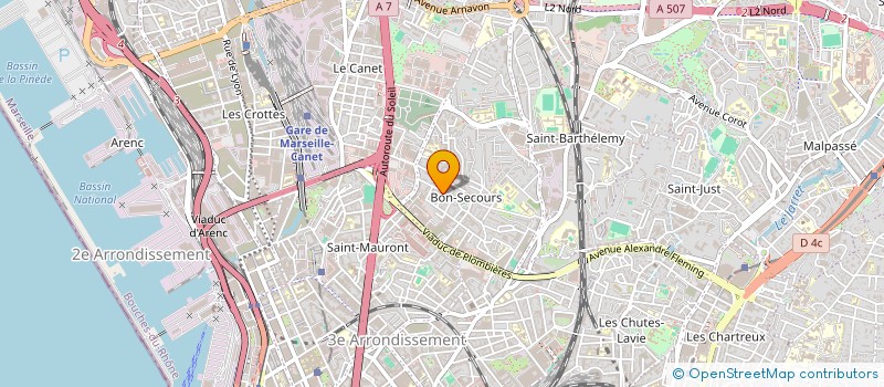 localisation de l'entreprise MONSIEUR LOUIS PINO à MARSEILLE