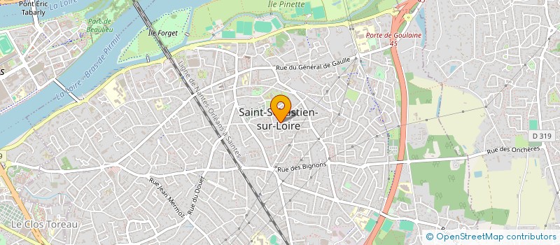 localisation de l'entreprise MONSIEUR LOUIS PINOT à SAINT-SEBASTIEN-SUR-LOIRE