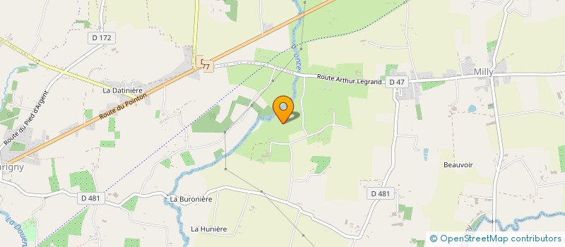 localisation de l'entreprise MONSIEUR LOUIS PINSON à GRANDPARIGNY