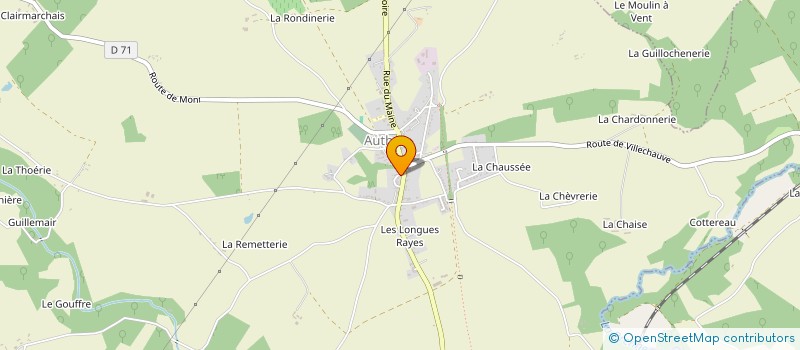 localisation de l'entreprise MONSIEUR LOUIS PINSON  AUTHON