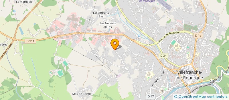 localisation de l'entreprise MONSIEUR LOUIS PINTO  VILLEFRANCHE-DE-ROUERGUE