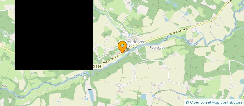 localisation de l'entreprise MONSIEUR LOUIS PIOTIN  POUDENAS