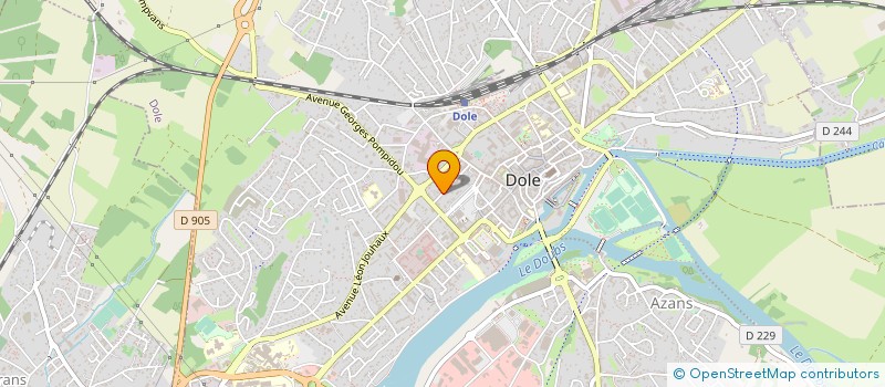 localisation de l'entreprise MONSIEUR LOUIS PITON à DOLE