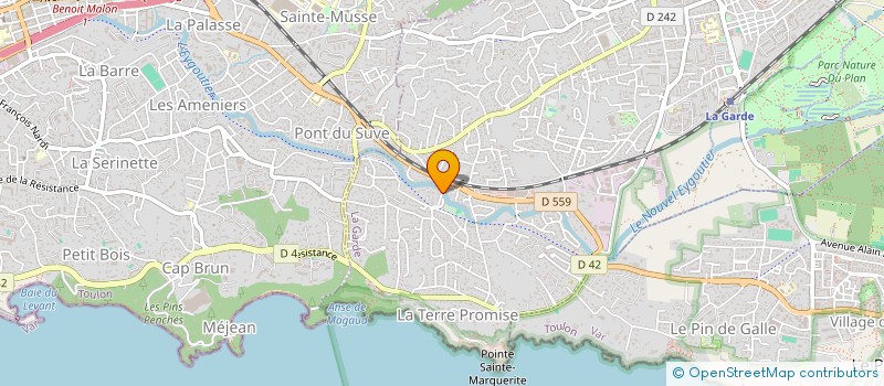 localisation de l'entreprise MONSIEUR LOUIS PITRAT à LA GARDE