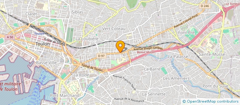localisation de l'entreprise MONSIEUR LOUIS PIZZO à TOULON