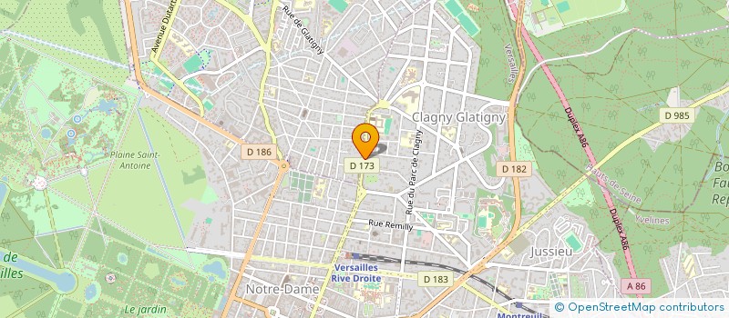 localisation de l'entreprise MONSIEUR LOUIS PLATIAU à VERSAILLES