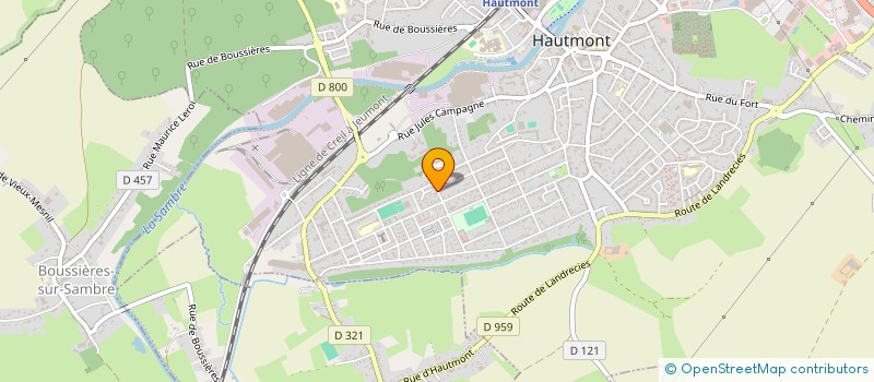 localisation de l'entreprise MONSIEUR LOUIS POLLET  HAUTMONT