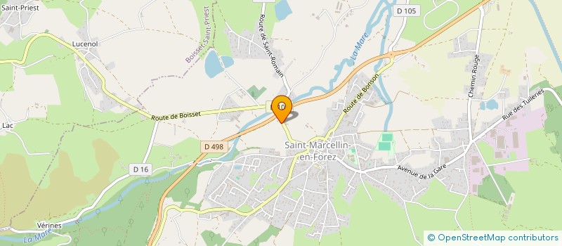 localisation de l'entreprise MONSIEUR LOUIS POMMIER  SAINT-MARCELLIN-EN-FOREZ