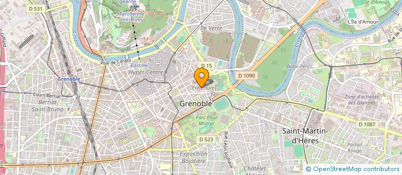 localisation de l'entreprise MONSIEUR LOUIS PONTBRIAND à GRENOBLE