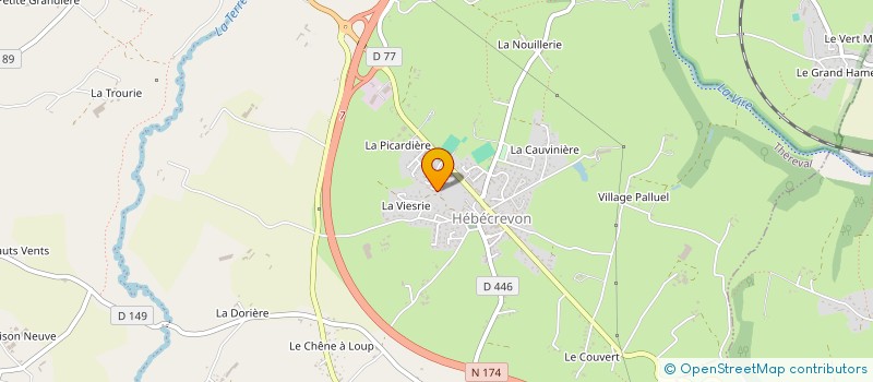 localisation de l'entreprise MONSIEUR LOUIS PONTIER  THEREVAL