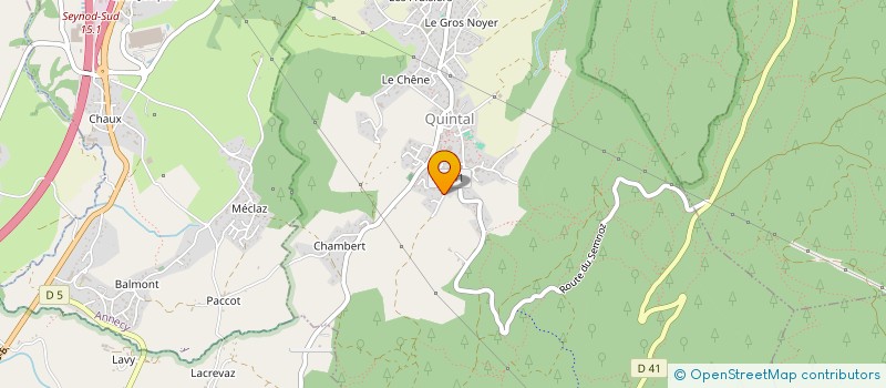 localisation de l'entreprise MONSIEUR LOUIS PORTIGLIATI  QUINTAL