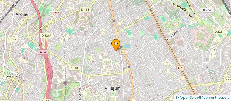 localisation de l'entreprise MONSIEUR LOUIS POTRON à VILLEJUIF