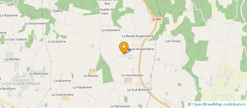 localisation de l'entreprise MONSIEUR LOUIS POULAIN  LE GRAND-CELLAND