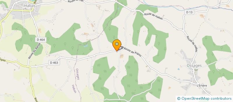 localisation de l'entreprise MONSIEUR LOUIS POZZAR  OSSAGES